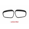 For Ford Escape     2024 Rear Rearview Side Glass Mirror Trim Frame Rain Shield Sun Visor Carbon Fiber 1 Pair