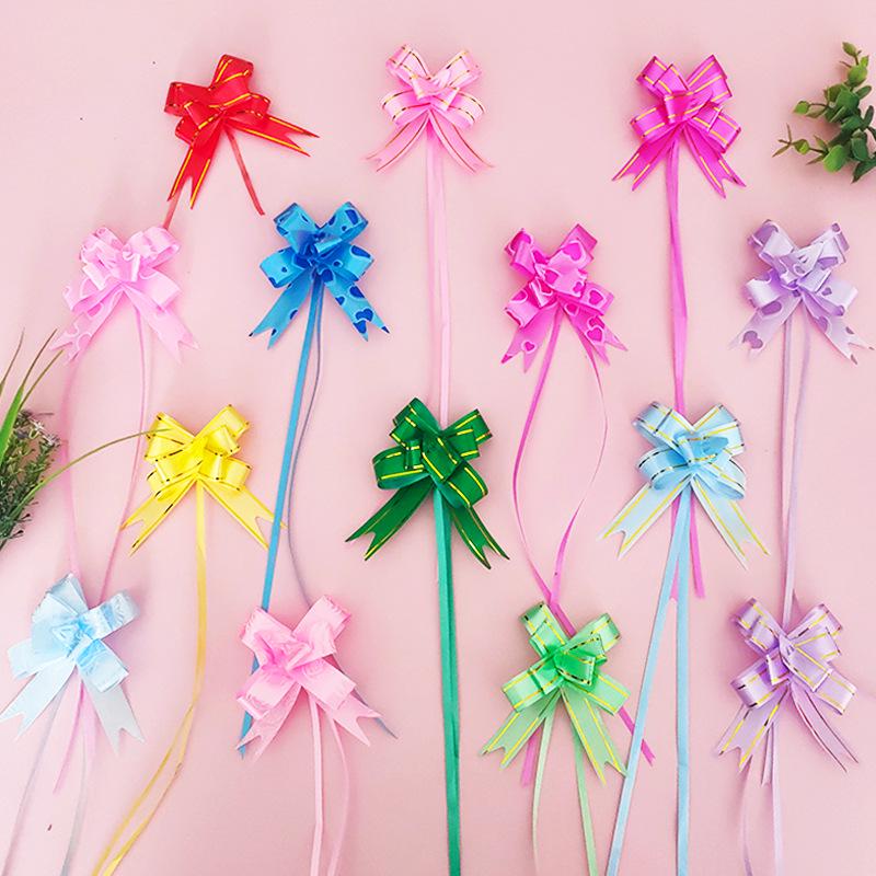 18 Hand-Pulled Floral Festival Wedding Gift/Candy Box Ribbon Bows