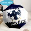 Custom Name Umbrella Galactic Monterrey Crest Umbrella 8-Frame for Travel, Camping, Casual Lightweight Portable, Essential for Family Gifts