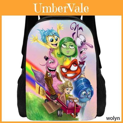 Inside Out 2 Anime Backpack For School And Travel With Storage Compartments
