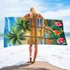 Beach Sandals Collection digital-printed polyester Superfine fiber double-sided fleece Beach vacation bath towel beach towel