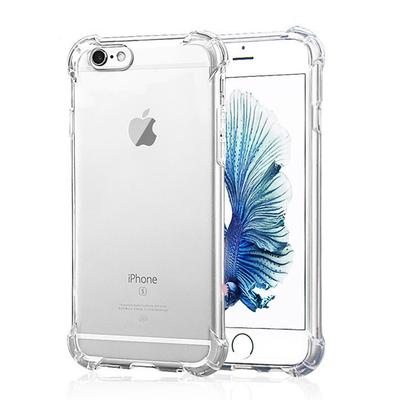 Capa luxuosa à prova de choque transparente de silicone macio TPU para Samsung iPhone Huawei Xiaomi