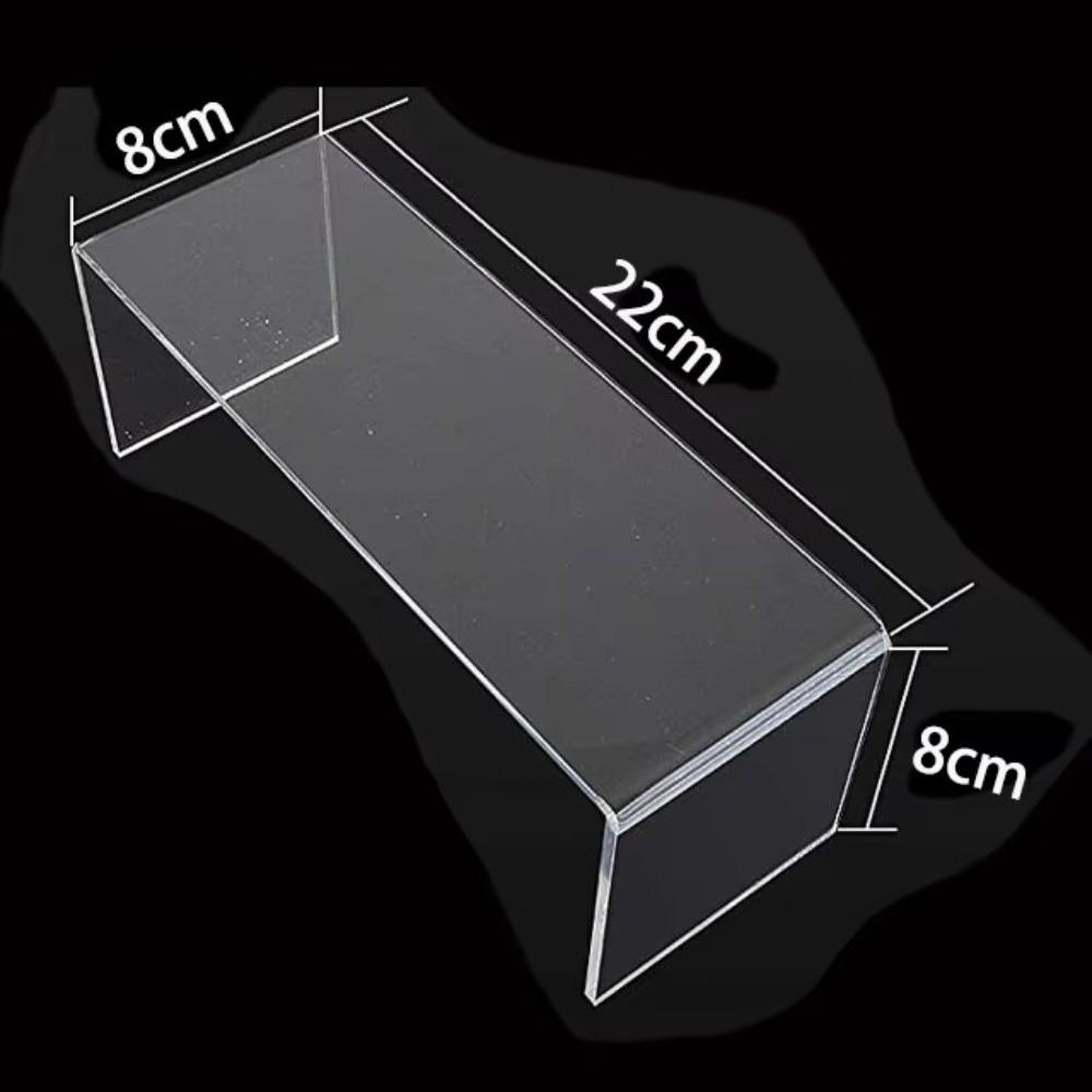 Stackable Structure Figurine Display Stand Transparent Acrylic Doll Display Stand Makeup Organizer