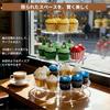 EffiQ-Rate Acrylic Cake Stand, 3-Tier, Afternoon Tea Stand, Figure Base, Display, Storage, Transparent, Birthday Party, Cupcakes, Sweets, Macarons, De