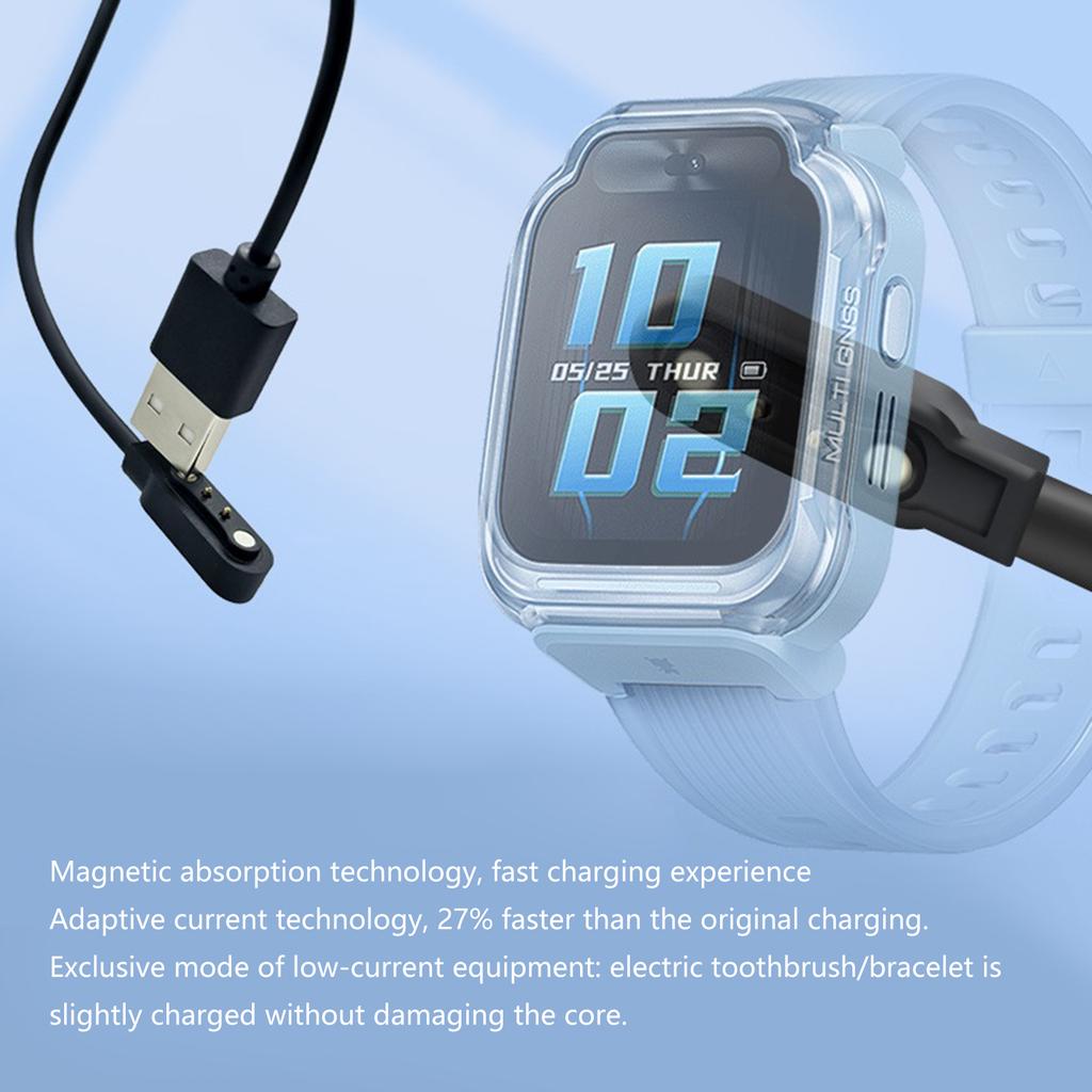 Câble de chargement USB magnétique pour montre connectée LS05/W26/RS4, câble de chargement de remplacement, station d'accueil, accessoires