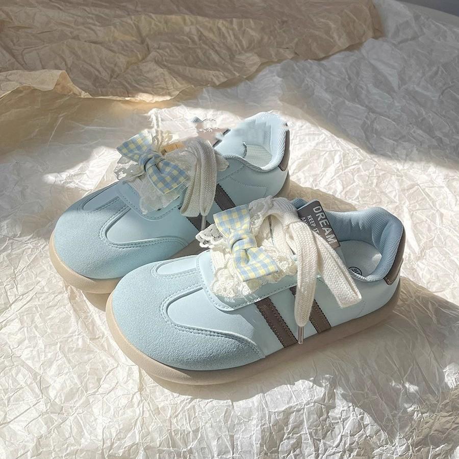 Dexun Shoes Women's 2025 New Spring and Summer Niche Design Versatile Little White Shoes Retro Casual Platform Casual Women's Shoes