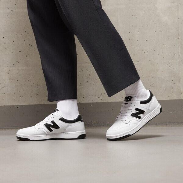 Sneakers New Balance 480 BB480 Low White/white/black