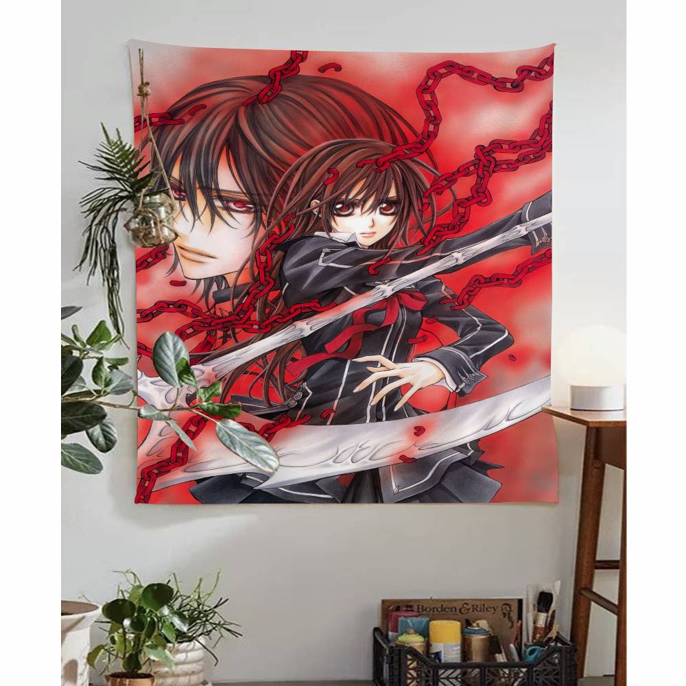 1PC Anime VVampire Knight Cartoon Tapestry Wall Hanging Decoration Household Home Decor