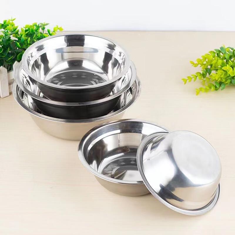 304 Stainless Steel Kitchen Mixing Bowl, 28cm