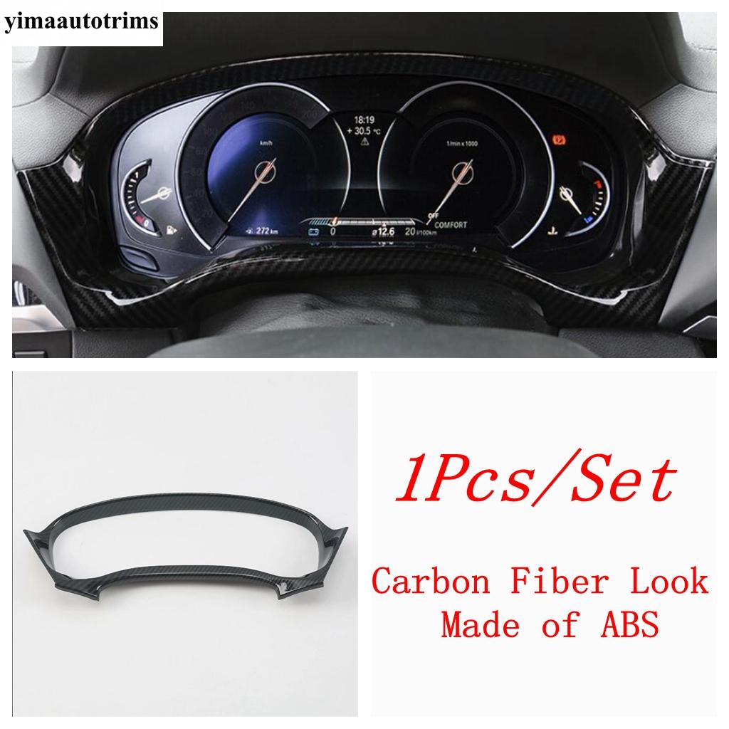 Gear Panel / Dashboard Frame / Window Lift /Navigation Strip Cover Trim For BMW X3 iX3 X4 G01 Carbon Fiber Accessories