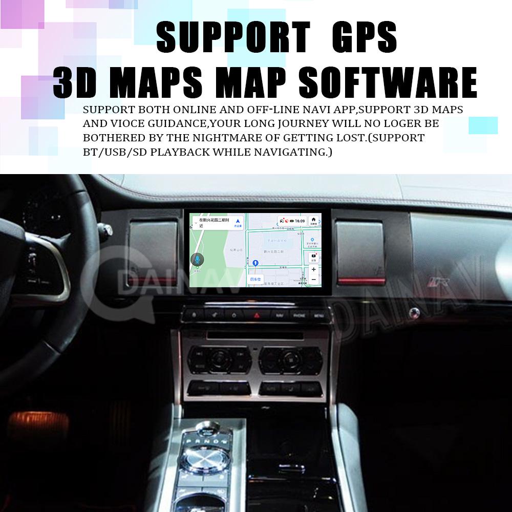 Jaguar XF 11-15 Center Console Navigation Upgrade: Octa-Core 8" Display All-in-One System