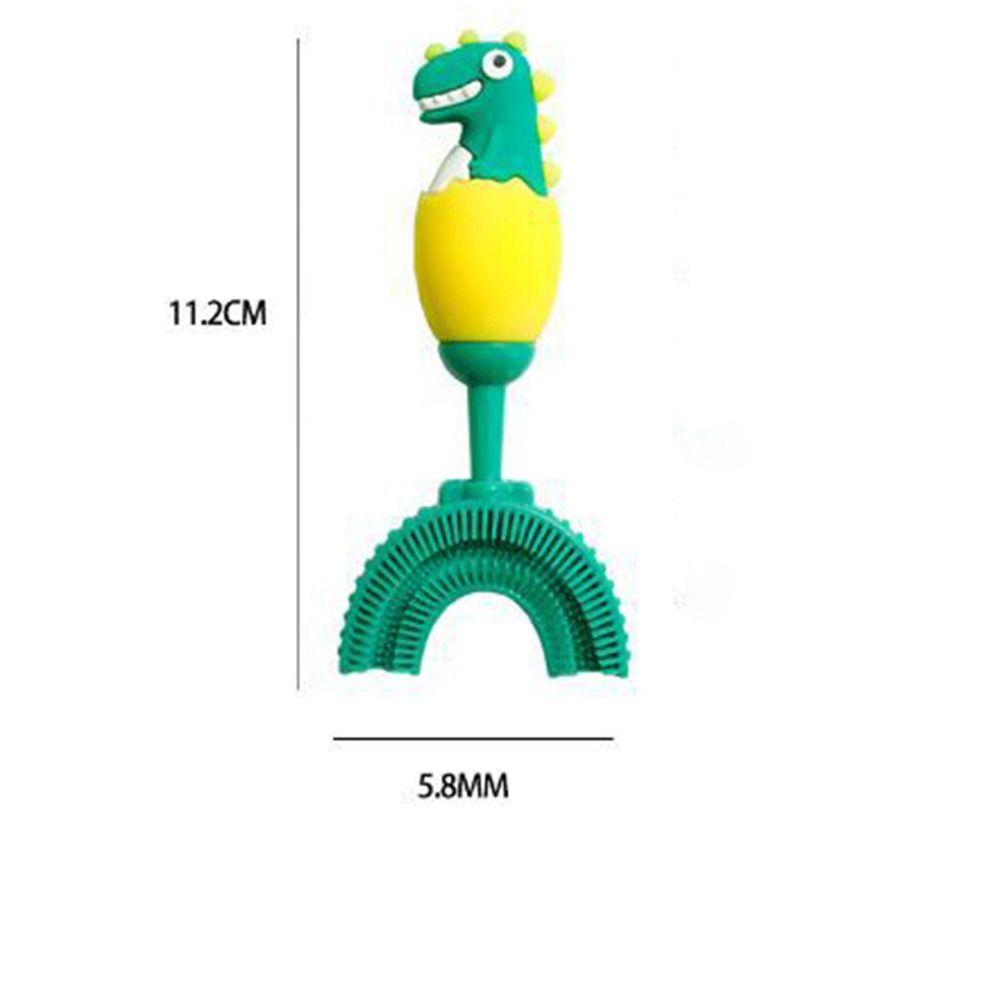 U Shape Fun Teeth Cleaning Tool 360 Degrees Toothbrush Soft Bristles New Baby Toothbrush Kids