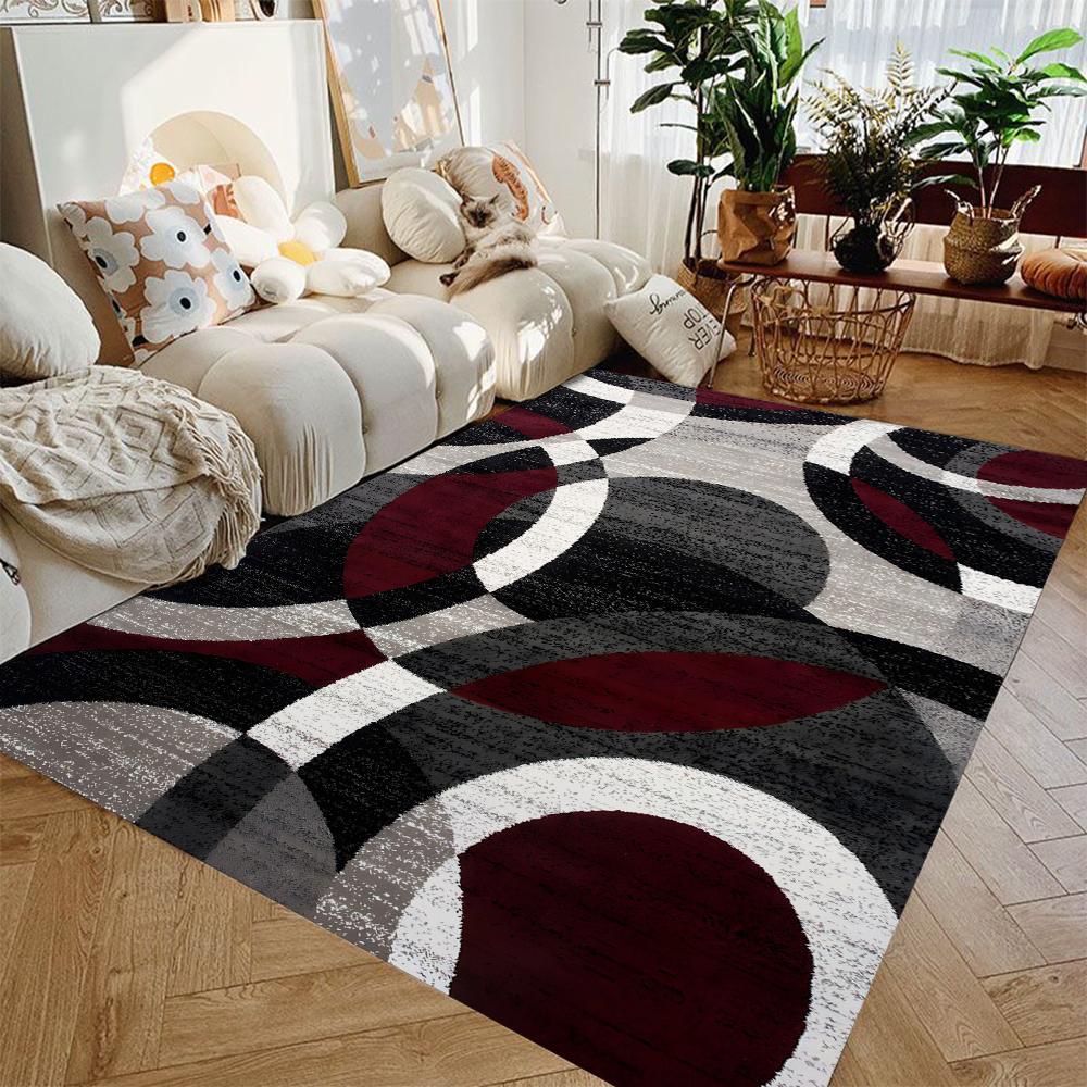 Nordischer geometrischer Teppich für Wohnzimmer, modernes Luxusdekor, Sofa, Tisch, große Teppiche, Badezimmermatte, Alfombra Para Cocina Tapis