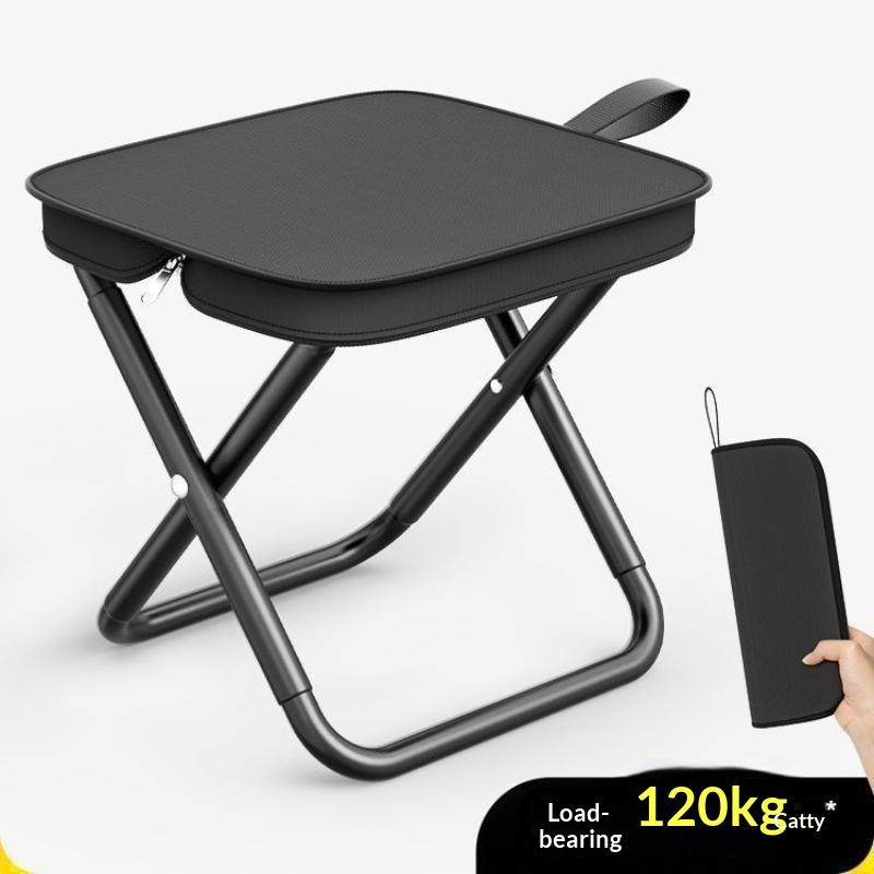 Ultraleichter Angelhocker Outdoor Picknick Camping Klappstuhl Tragbarer Reisesitz Bequem zu tragen Klappstuhl