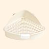 Pet Toilet Convenient Rabbit Litter Box Easy To Clean Large Hollowed-out Triangular Area Small Animal Toilet Pet Supply