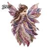 Artistic Patchwork Project Craft Kit Layered Fabric DIY Kit Flower Fairy Sewing Floral for Adults