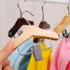 with Clip Kids Hanger Solid Wood Mini Hanger New Coat Hanging Rack