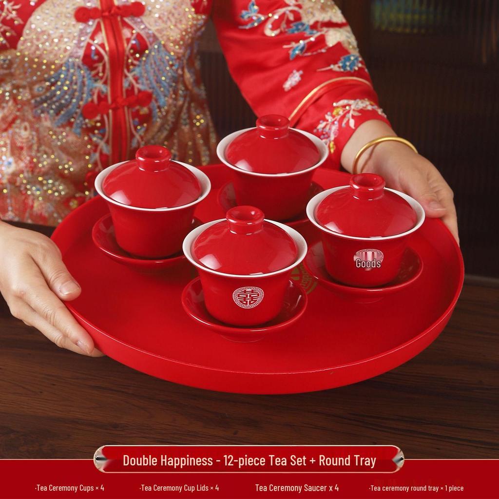 Wedding Kneeling Pads for Bride and Groom: Thickened Red Cushions for Tea Ceremony