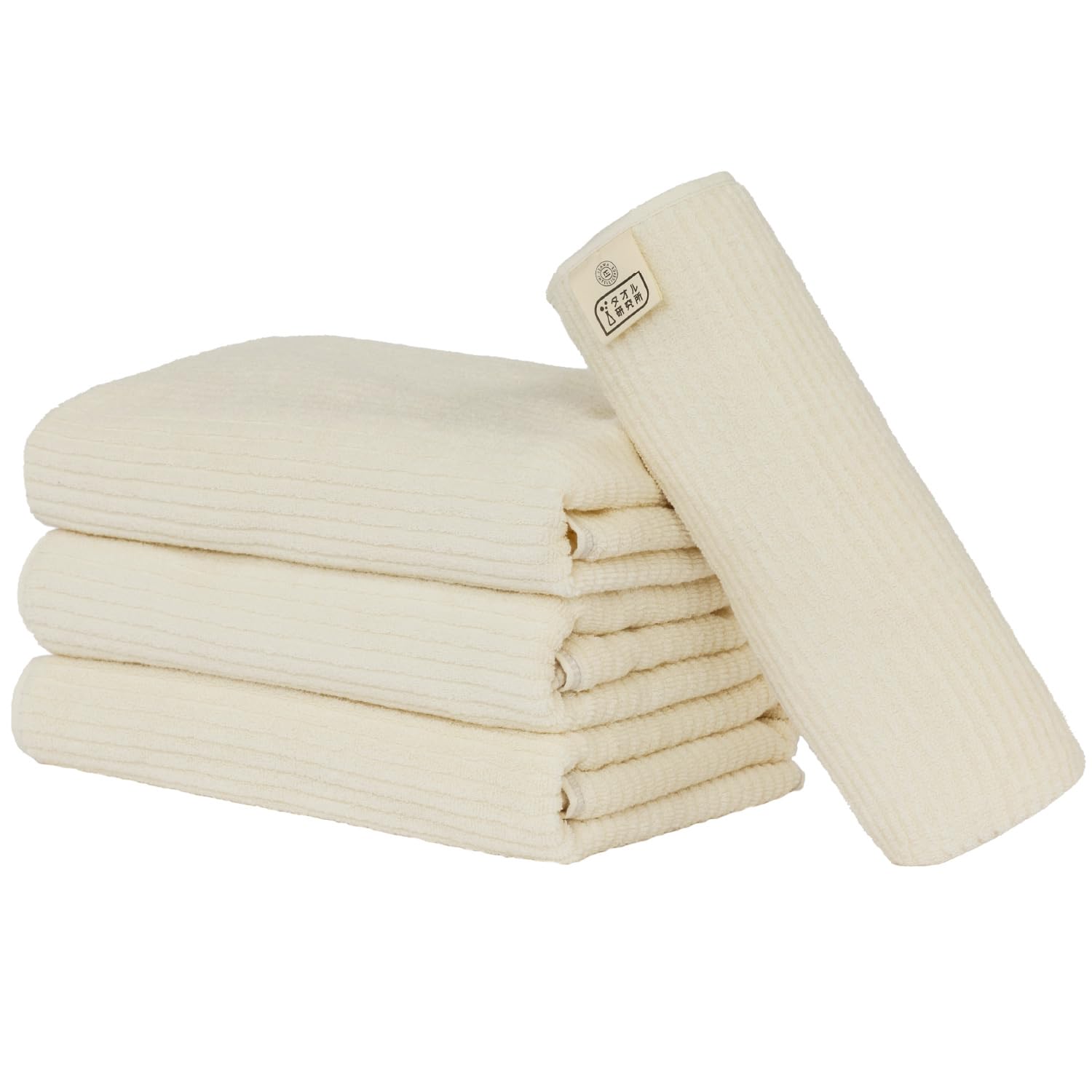 

Towel Laboratory White Bath Set of Hand Ribbed Fast JapanTechnology [Smooth Touch] #032 Towels, 4, Kitchen, Thin, Towels, Smooth, Weave, Absorbency,