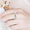 2PCS Simple X-shaped Rings for Women Wedding Engagement Jewelry