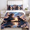 3pcs Anime Cartoon Design Bedding Set - Includes One Quilt Cover and Two Pillowcases (No Core) - Perfect for Bedroom and Guest Room Decorati