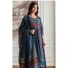 Indian Traditional Anarkali Suit Bollywood Women's Ethnic Kurta Pant Dupatta Set