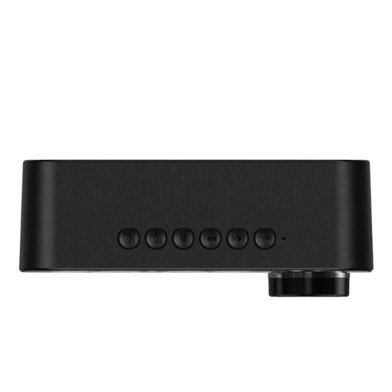 LED Digital Dual Alarm Clock Bluetooth-compatible Bass Speaker with TF AUX Music Player