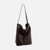 2024 High-End Matte Leder Damen-Tote: Herbst/Winter Eimertasche mit großem Fassungsvermögen, perfekt für vielseitiges Pendeln.