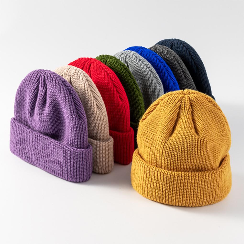 Skating Thicken Cap Travel Soft Beanie Camping Snow Winter Knitted Cycling Warm Accessories Ski Headwear Women Man Hat
