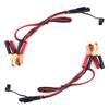 2FT 16AWG Batterie Krokodilklemme zum SAE-Anschluss-Verlängerungskabel, 12V SAE-Schnellverschluss-Adapterkabel