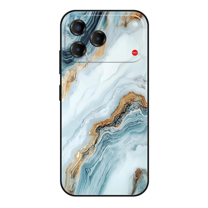 Für TCL NxtPaper 70 Pro Hülle Marmor bemalt Weiche matte Silikon-Rückabdeckung für TCL Nxtpaper 70Pro Handyhülle T807D T807W T807E