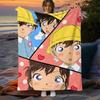 Detective Conan HD Print Blanket.Exquisite,Soft,Comfortable,Nap,travel,work,living Room,bedroom,Chair,sofa,Picnics,Blankets,Gift