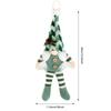 Green Christmas Decorations Knitted High-grade Christmas Gnome Creative Long-Legged Dwarf Figurine Decorations
