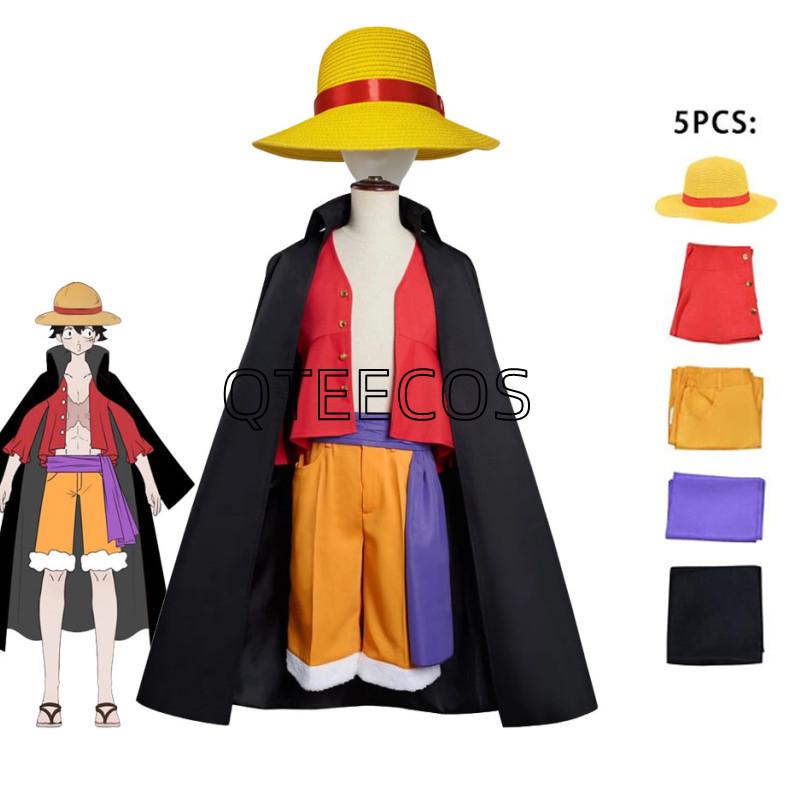Anime Monkey D Luffy Cosplay Costume