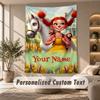 Tapestry Custom Name Text, Wall Hanging Tapestry Home Room DecorPippi Longstocking
