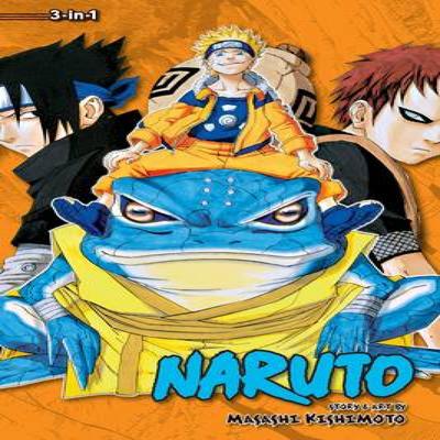 Naruto 3in1 Edition Vol. 5 by Masashi Kishimoto Paperback Book 9781421554891