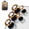 Glitter Camera Lens Protector Film For Samsung Galaxy S23 S24 S25 S26 Ultra Plus Full Cover Metal Ring Glass Lens Film