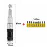 Hexagonal Handle Quick-Release Self-Locking Extension Rod - Multi-Angle Screwdriver Transfer Rod