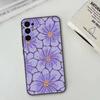 Flower Pattern   Phone Case For Samsung S25,S24,S21,S22,S23,S30,Ultra,S20,Plus,Fe,Soft Silicone Black Cover