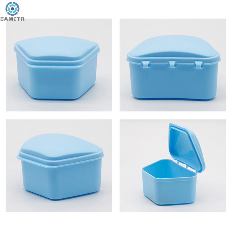 1Pcs Tooth Retainer Tooth Box Braces Container Mouthguard Guard Denture Storage Case Clean Organizer Case