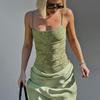 Long Dress Sexy Lace Slim Skirt Spice Girl Waist Suspender Skirt Design Sense Dress