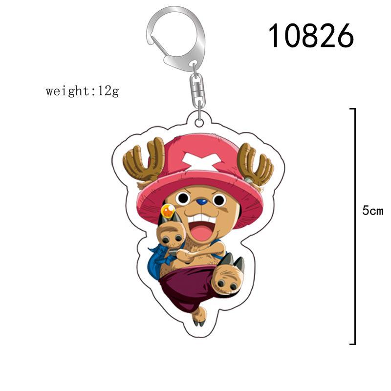 Acrylic Keychain - Luffy, Zoro, Nami Anime Pendant