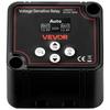 Dual Battery Isolator Kit, 12V 140 Amp, Manual and Automatic VSR Voltage Sensitive Relay with Voltmeter, LCD Screen, Smart Battery Isolator,