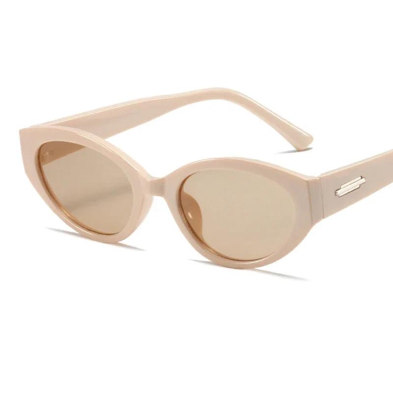 Small Oval Beautiful Sunglasses Women Men Brand Designer Fashion Sun Glasses Female Male Cool Punk Mirror