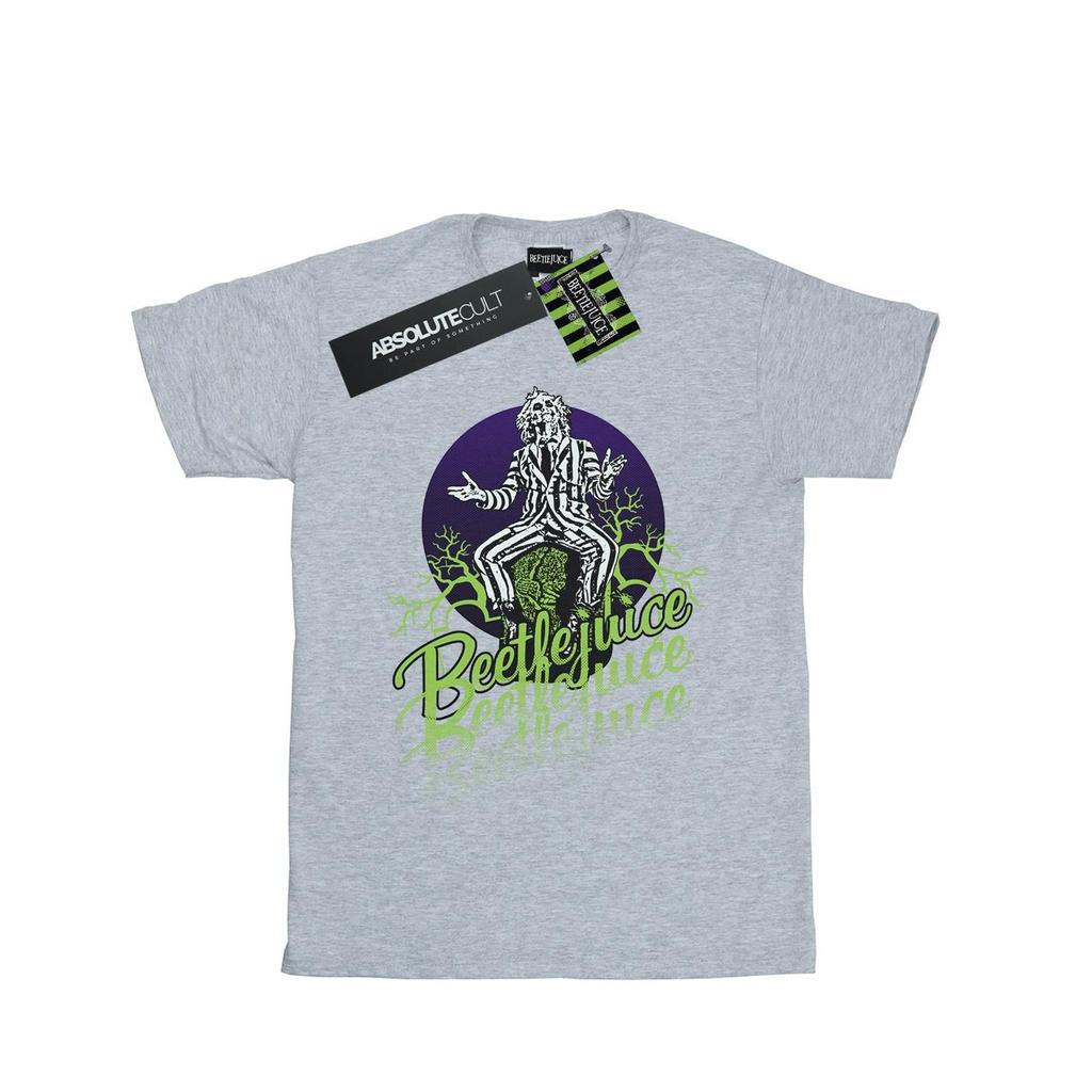 Beetlejuice Womens/Ladies Faded Pose Cotton Boyfriend T-Shirt