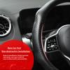 Carbon Fiber Car Steering Wheel Cover Concave Convex Design Non-slip Universal 38cm 15inch for Toyota Camry Prius Corolla Rav4