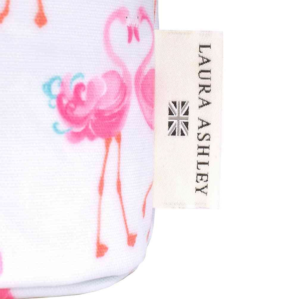 LAURA ASHLEY Plastic Bottle Holder Girls Holder Case Shoulder Strap Included Cold Storage Pretty Flamingo N3771100