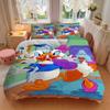 3pcs Donald Duck & Daisy Duck Bedding Set Includes Quilt Cover and Pillowcases, Suitable for All Seasons S028
