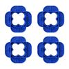 12Pcs-1Pc 4-in-1 ABS Deck Spacer Tools Multi-Size Reusable Floor Seam Width Tools Pressure Treated Composite Plank Deck Spacers