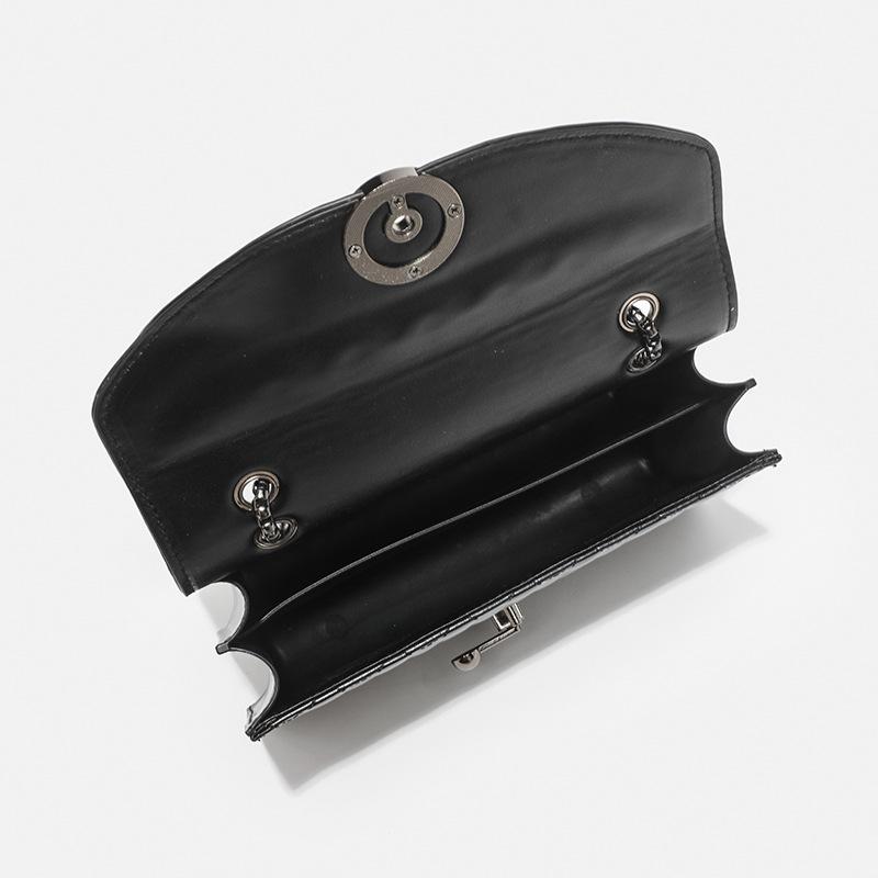 Fashion PU Leather Shoulder Crossbody Bags Mini Rhomboid Lattice Chain Flap Messenger Sling Bags Luxury Women's Handbags